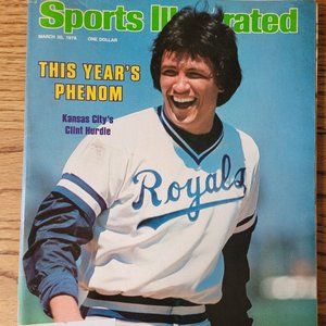 Vintage Sports Illustrated March 20th, 1978, Kansas City's Clint Hurdle, NCAA